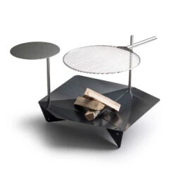 Höfats TRIPLE 90 Feuerschale In Schwarz, Maße 90 X 78 X 24 Cm -Gartenbedarf Geschäft 3920150074 TRIPLE 90 Feuerschale 90x78x24cm 1 57577