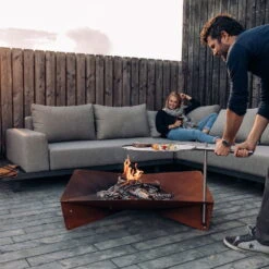 Höfats TRIPLE Grillrost Aus Edelstahl, Maße 45 Cm -Gartenbedarf Geschäft 3920501765 TRIPLE Grillrost D45cm 2 57581