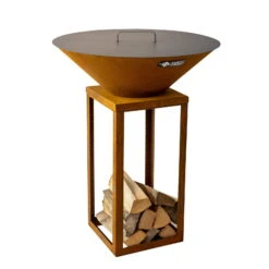 Metalldeckel Für Feuerstelle 'Fyro', Ø Ca. 80 Cm -Gartenbedarf Geschäft 3920502247 Metalldeckel fuer Feuerstelle Fyro ca 80cm rund 2 119667