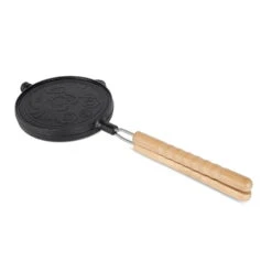 Petromax Wende-Waffeleisen, Schwarz, H 9 X B 22 X T 54 Cm