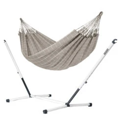 LA SIESTA Doppel-Hängematte Brisa, Almond, Outdoor Material, Bis 160 Kg, Wetterfest -Gartenbedarf Geschäft 3940200281 Doppel Haengematte Brisa almond Outdoor Material 4 61236