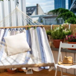 LA SIESTA Doppel-Stabhängematte 'Alisio', Sea Salt -Gartenbedarf Geschäft 3940200309 Doppel Stabhaengematte Alisio Sea Salt wetterbestaendig 1 86055