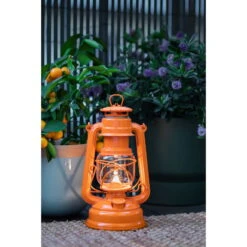 Feuerhand Sturmlaterne 'Baby Special 267', Orange, 26,5 X 13,5 X 15 Cm -Gartenbedarf Geschäft 3990100185 feuerhand sturmlaterne 1 1 121551