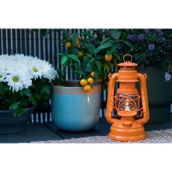 Feuerhand Sturmlaterne 'Baby Special 267', Orange, 26,5 X 13,5 X 15 Cm -Gartenbedarf Geschäft 3990100185 feuerhand sturmlaterne 7 121554