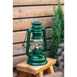 Feuerhand Sturmlaterne 'Baby Special 276', Moosgrün, 26,5 X 13,5 X 15 Cm -Gartenbedarf Geschäft 3990100194 feuerhand sturmlaterne 2 121819
