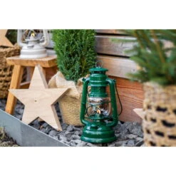 Feuerhand Sturmlaterne 'Baby Special 276', Moosgrün, 26,5 X 13,5 X 15 Cm -Gartenbedarf Geschäft 3990100194 feuerhand sturmlaterne 3 121818