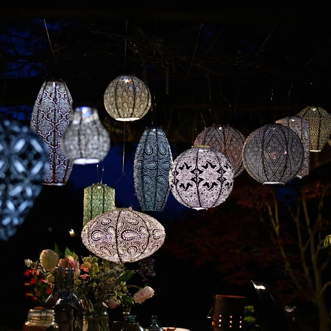 Solarlaterne 'Cylinder 18 Mandela', Petrol, Ø 18 X 33 Cm 11 Solarlaterne 'Cylinder 18 Mandela', Petrol, Ø 18 X 33 Cm – Bild 9